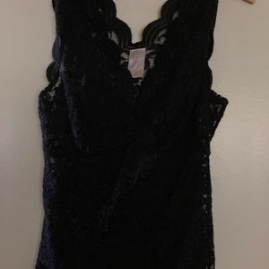 Black Lace Top